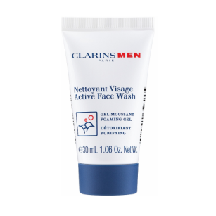 CLARINS MEN ACTIVE FACE WASH Żel/pianka do mycia twarzy dla mężczyzn 30ML MINIATURA