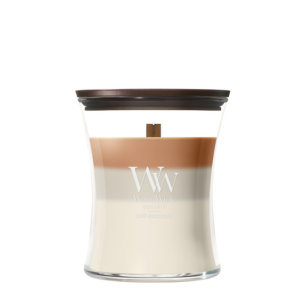 WOODWICK CAFÉ MACCHIATO ŚWIECA ZAPACHOWA ŚREDNIA