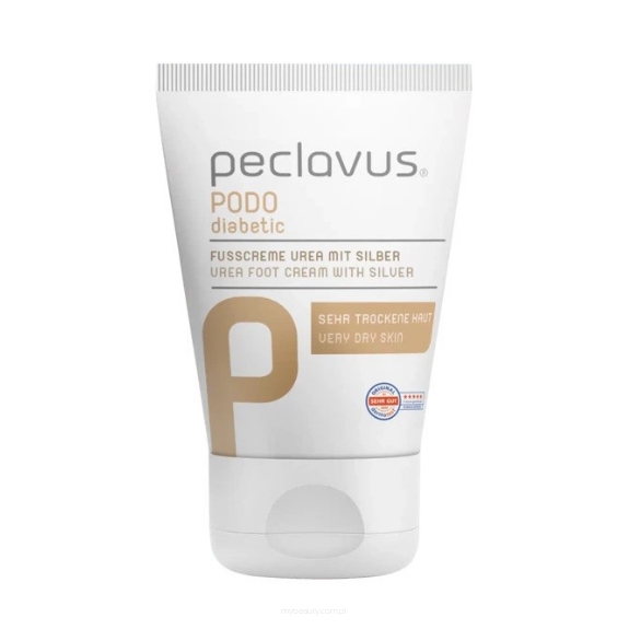 PECLAVUS® PODOdiabetic krem do stópz mocznikiem z mikrosrebrem 30ML