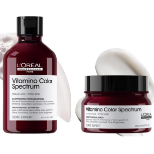 L'OREAL PROFESSIONNEL VITAMINO COLOR SPECTRUM Szampon i maska do włosów farbowanych ZESTAW MINIATUR