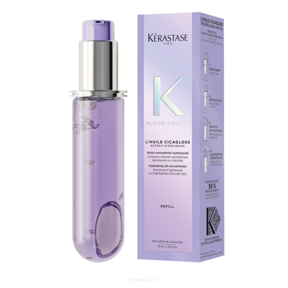 KERASTASE BLOND ABSOLU CICAGLOSS REFILLABLE Olejek do włosów blond 75ML WKŁAD