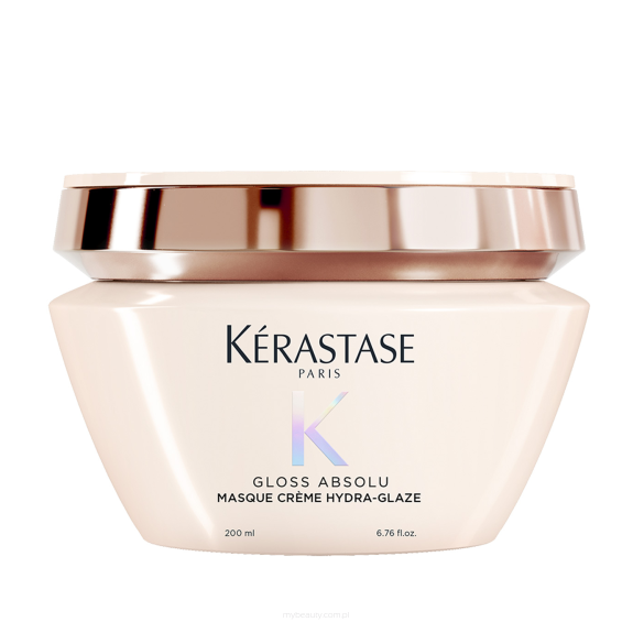 KERASTASE GLOSS ABSOLU CREME HYDRA-GLAZE Nawilżająco-wygładzająca maska do włosów grubych z tendencją do puszenia 200ML