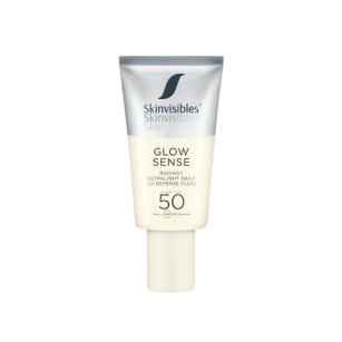 SKINVISIBLES GLOW SENSE Ochronny krem nawilżający SPF50/WR/UVA/PA++++/Blue Light, Wodoodporny 50ML