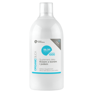 INVEX REMEDIES SILOR+B+J ORGANIC 1000 Krzem z borem i jodem 1000ML