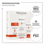 KERASTASE NUTRITIVE Kąpiel, odżywka i nektar termiczny do suchych włosów 205ML ZESTAW MINIATUR - 3