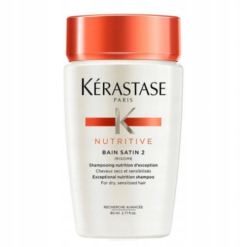 KERASTASE NUTRITIVE BAIN SATIN RICHE 2 Wzbogacona Kąpiel Odżywcza do włosów grubych 80ML