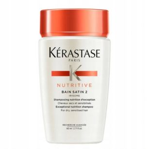 KERASTASE NUTRITIVE BAIN SATIN RICHE 2 Wzbogacona Kąpiel Odżywcza do włosów grubych 80ML