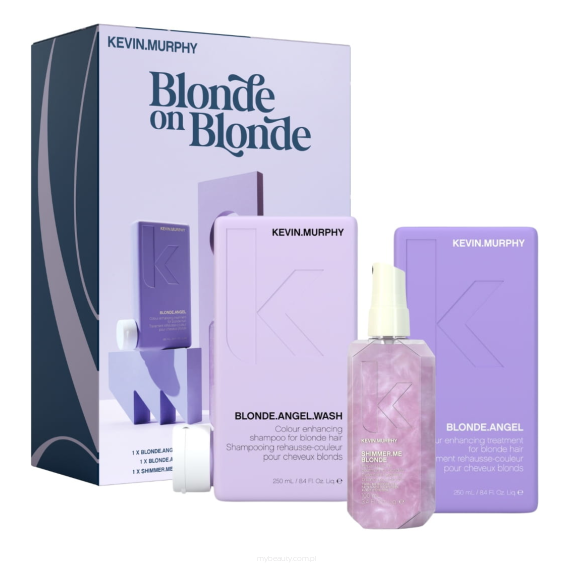 KEVIN MURPHY BLONDE ANGEL Szampon, kuracja, mgiełka do włosów blond ZESTAW