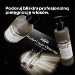 L'OREAL PROFESSIONNEL ABSOLUT REPAIR MOLECULAR Szampon i serum do włosów zniszczonych ZESTAW - 4