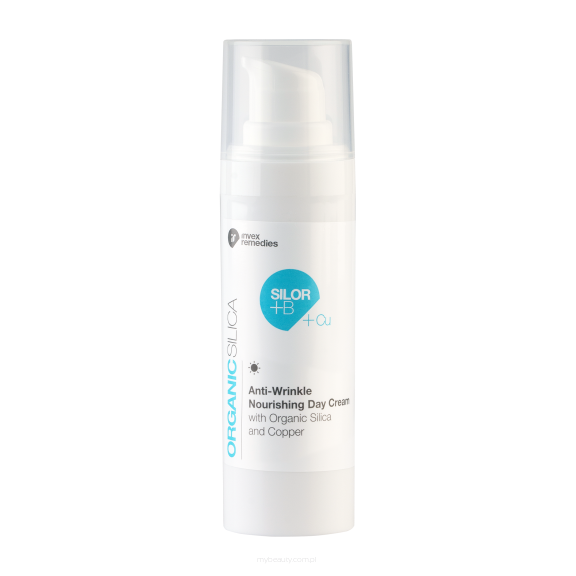 INVEX REMEDIES ORGANIC SILICA Przeciwzmarszczkowy krem na dzień z krzemem organicznym i miedzią Silor+B+Cu 30ML