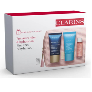 CLARINS FINE LINES & HYDRATION Pielęgnacyjny zestaw nawilżający 40ML ZESTAW