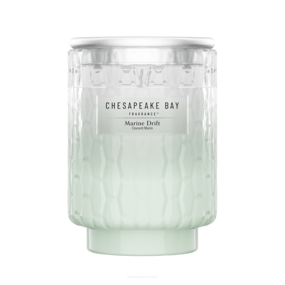 CHESAPEAKE BAY CANDLE MARINE DRIFT ŚWIECA ZAPACHOWA DUŻA Z 2 KNOTAMI