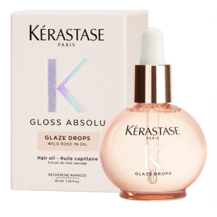 KERASTASE GLOSS ABSOLU GLAZE DROPS Nabłyszczający olejek do długich włosów z tendencją do puszenia się 45ML