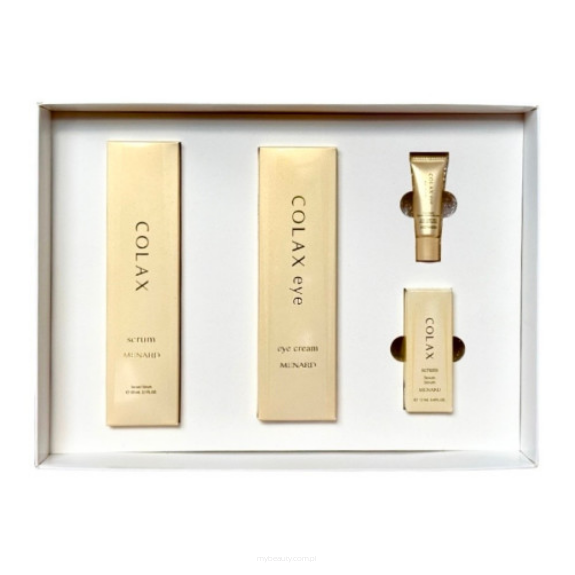 MENARD COLAX GIFT SET EYE C Serum na okolice oczu 18G oraz SERUM C Serum ujędrniające 65ML + MINIATURY ZESTAW