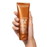 CLARINS SELF TANNING MILKY LOTION Mleczny samoopalający balsam do twarzy i ciała 125ML - 4